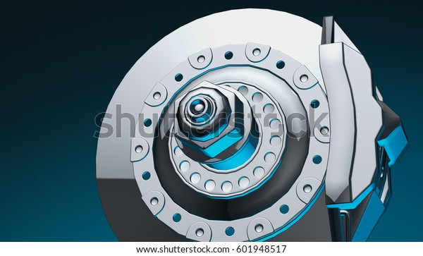 Car disks brake, 3d
rendering