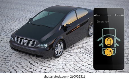 Car Door Lock And Unlock By Smart Phone.