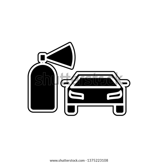 car fire\
extinguisher icon. Element of Cars service and repair parts for\
mobile concept and web apps icon. Glyph, flat line icon for website\
design and development, app\
development