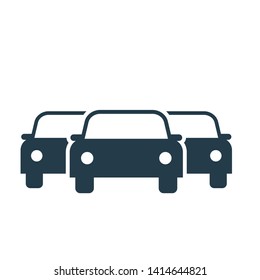 Car Fleet Icon Clipart Image Isolated Stock Illustration 1414644821 ...