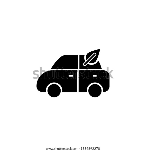 Car, green, leaf icon. Element of\
ecology isolated icon. Premium quality graphic design icon. Signs\
and symbols collection icon for websites, web\
design