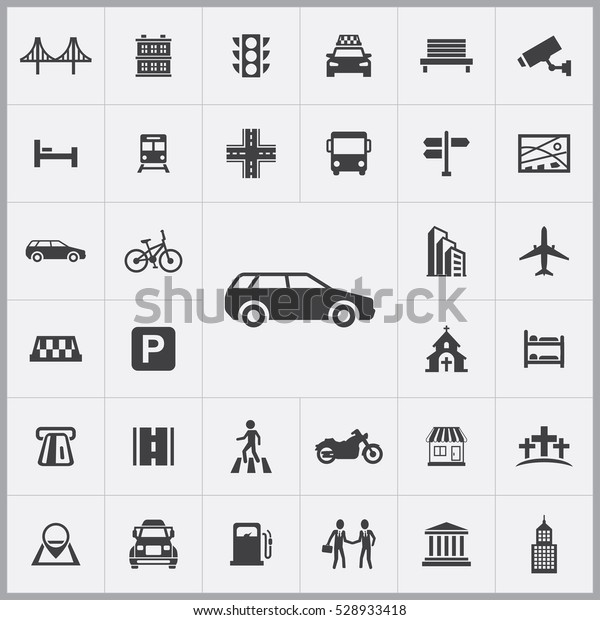 car\
icon. city icons universal set for web and\
mobile