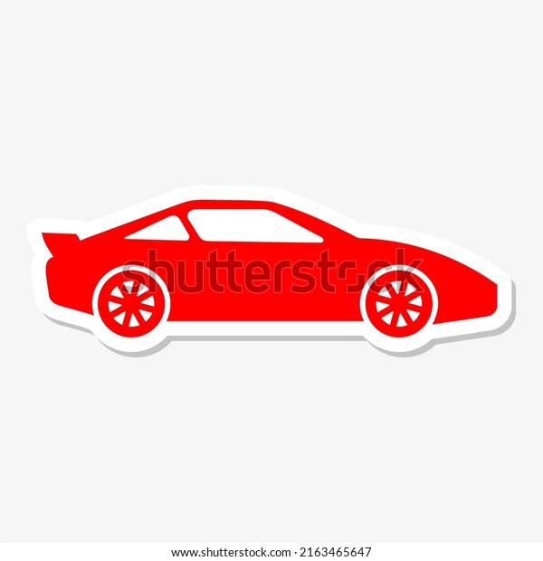 Car Icon Picture isolated\
on white
