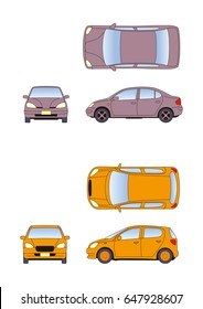 Car different angles Stock Illustrations, Images & Vectors | Shutterstock