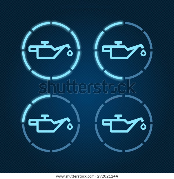 car indicator icons blue
engine oil