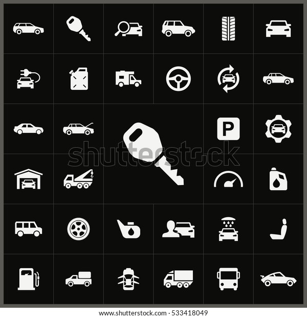 car\
key icon. auto icons universal set for web and\
mobile