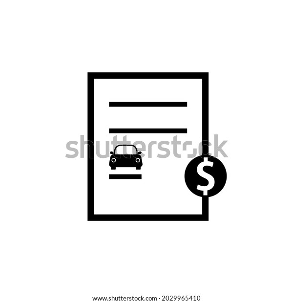 Car Loan icon\
isolated on white\
background