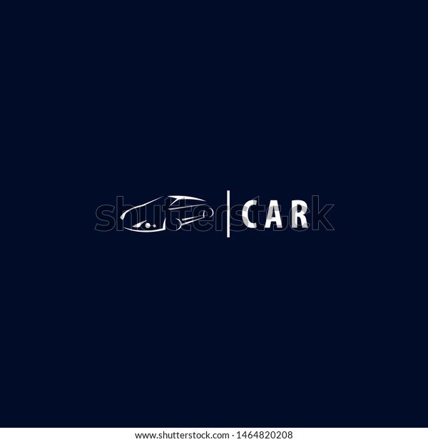 car logo in the form of a sports car that only\
lines are very simple and abstract. unique, modern, elegant,\
luxurious, simple.