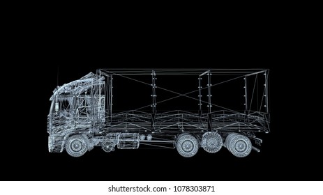 9,783 3d model truck Images, Stock Photos & Vectors | Shutterstock