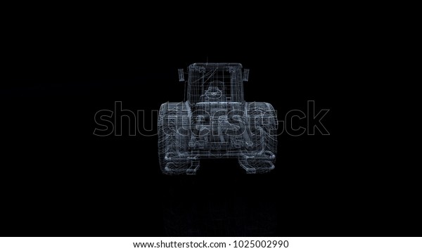 car model body structure, wire model with Reflect\
3d rendering truck