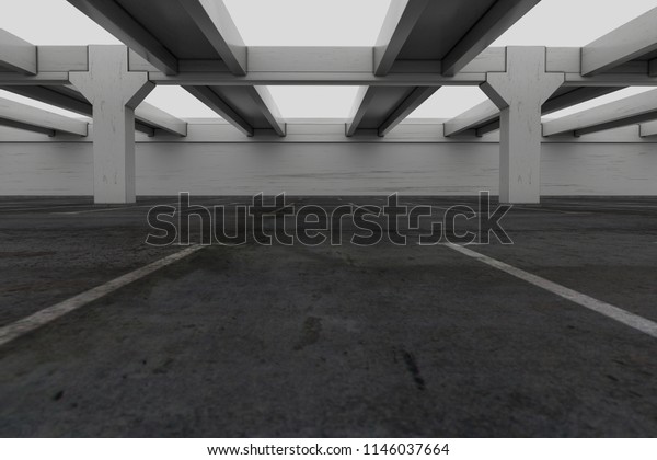 Car park roof  (3D\
Rendering)
