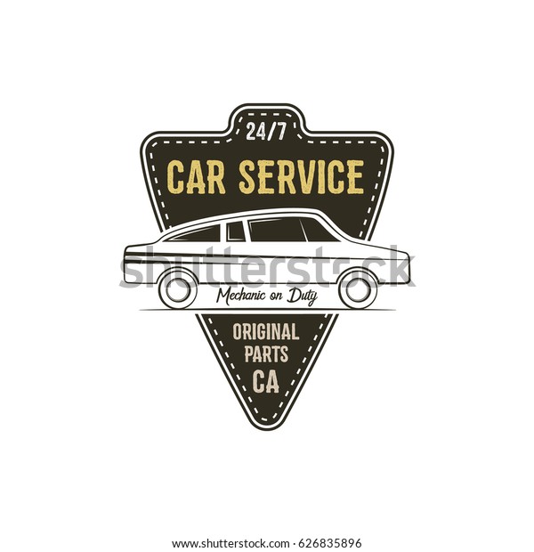 Car service label. Vintage tee design graphics,\
retro colors typography print. Custom t-shirt stamp, teeshirt\
graphic. Use as emblem, logo on web.\
.