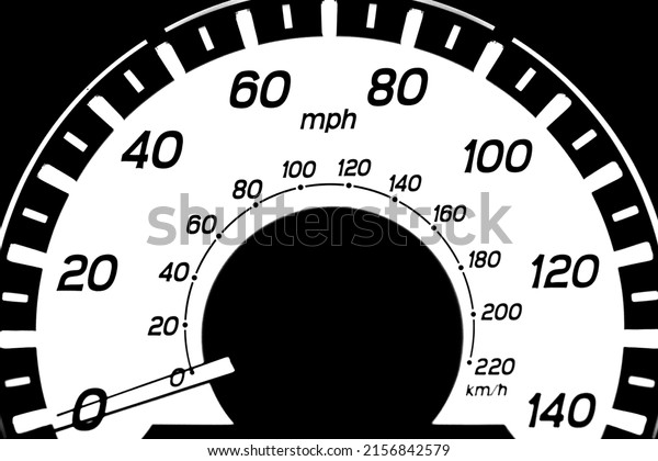 Car speed indicator show\
kilometer per hour in Metric unit and mile per hour in imperial\
Customary unit.