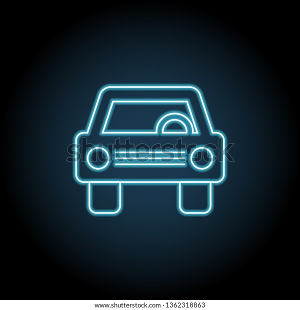 car, vehicle, automobile, auto,\
motor vehicle icon. Simple thin line, outline illustration of\
ban, prohibition, forbid icons for UI and UX, website or mobile\
