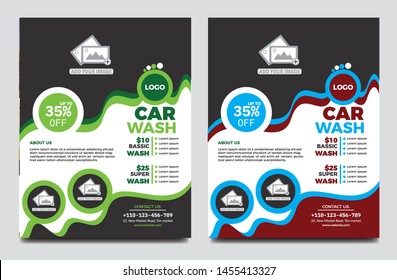 Car Wash Flyer Template Editable