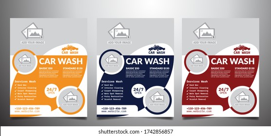 Car Wash Flyer Template Fully Editable Design