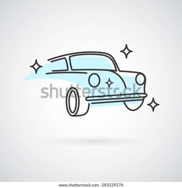 Car wash logo. logo template for car service or\
wash business.