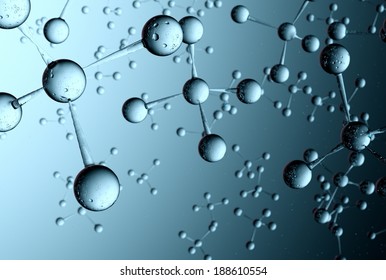 Carbon Atom Molecule Abstract Illustration