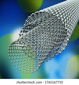 Carbon Carbon Fiber Carbon Molecule Structure Stock Illustration ...