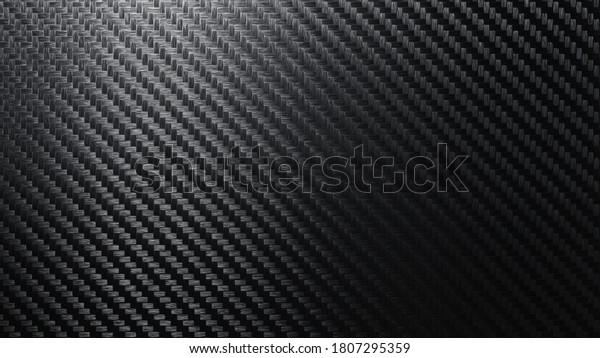 Carbon fiber texture pattern background. Dark\
with lighting. 3D\
rendering