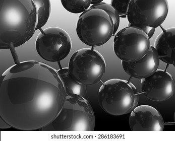 Carbon Molecule Background