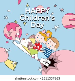 card with child, happy children’s day, child, card, cute cover, new cove, new book, Back to school, cartoon all about me and study, International Children’s Day background with happy children - Powered by Shutterstock