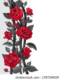 89,505 Red rose border Images, Stock Photos & Vectors | Shutterstock