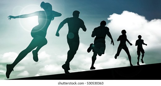 Cardio Training and Building Stamina in Training 3d Render - Powered by Shutterstock