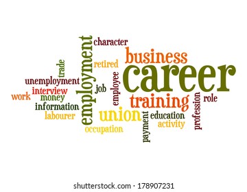 Career word cloud