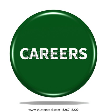Careers icon. Internet button .3d illustration.