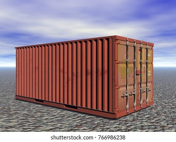 Stack Containers Box Cargo Freight Ship Stock Illustration 1008921109