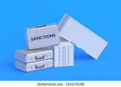 Cargo Restriction Delivery Ban Embargo On Stock Illustration 2141176783 ...