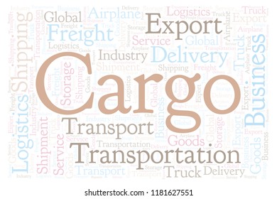 Cargo word cloud.
