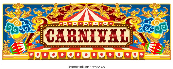 vintage carnival template