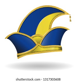 Carnival Hat Fool Cap Stock Illustration 1317303608 | Shutterstock