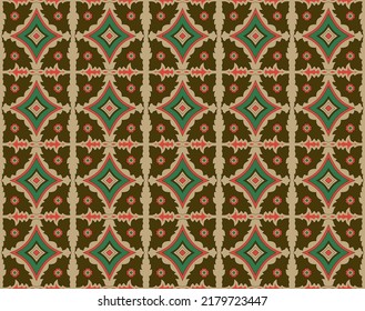 Carpet Bathmat And Rug Boho Style Ethnic Design Pattern With Distressed Woven Texture And Effect