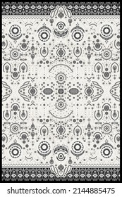 Carpet And Ruh Desing Pattern Art