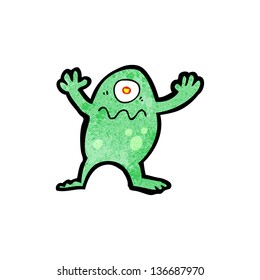 Cartoon Alien Monster Stock Illustration 136687970 