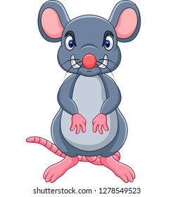 Cartoon Angry Mouse