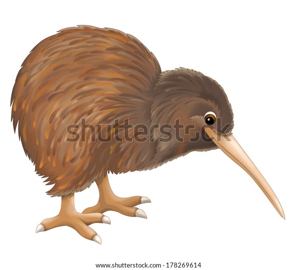 漫画の動物 Kiwi 子ども用のイラトス のイラスト素材 178269614