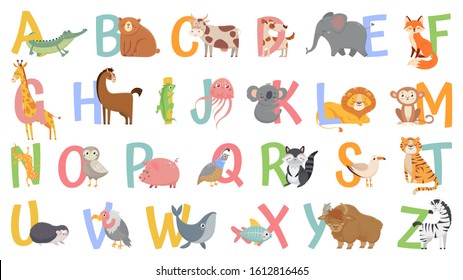 Cartoon Alphabet Images, Stock Photos & Vectors | Shutterstock
