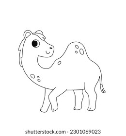 Cartoon animals for coloring easy to draw cute