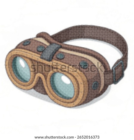 Cartoon Ar Goggles with Exaggerated Features