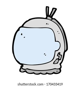 Cartoon Astronaut Helmet Stock Vector (Royalty Free) 212177116