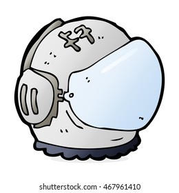 Cartoon Astronaut Helmet Stock Illustration 170439467