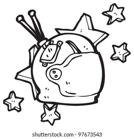 Cartoon Astronaut Helmet Stock Illustration 97673543 | Shutterstock