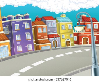 Cartoon Background Illustration Children Stock Illustration 337627046 ...