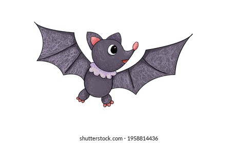 Cartoon Bat Drawing 