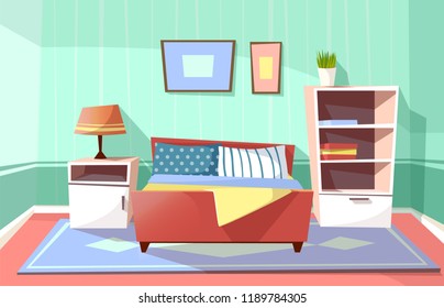 Cartoon Bedroom Images, Stock Photos & Vectors | Shutterstock