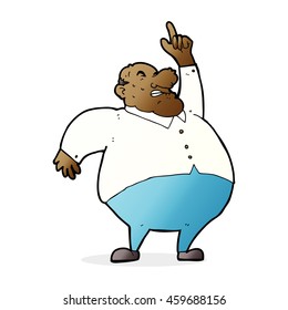 Cartoon Big Fat Boss